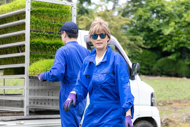 アンナさんが作業する様子1